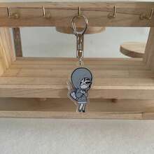 Heiße Anime Alien Stufe 6cm 1 Stück Acryl Schlüsselanhänger Mizi Sua Till Ivan Luka transparente Textur Anhänger Tasche Anhänger Fan Sammlung, es gibt Schutzfolien auf der Vorder- und Rückseite - Verschiedenfarbig - Übersicht 16