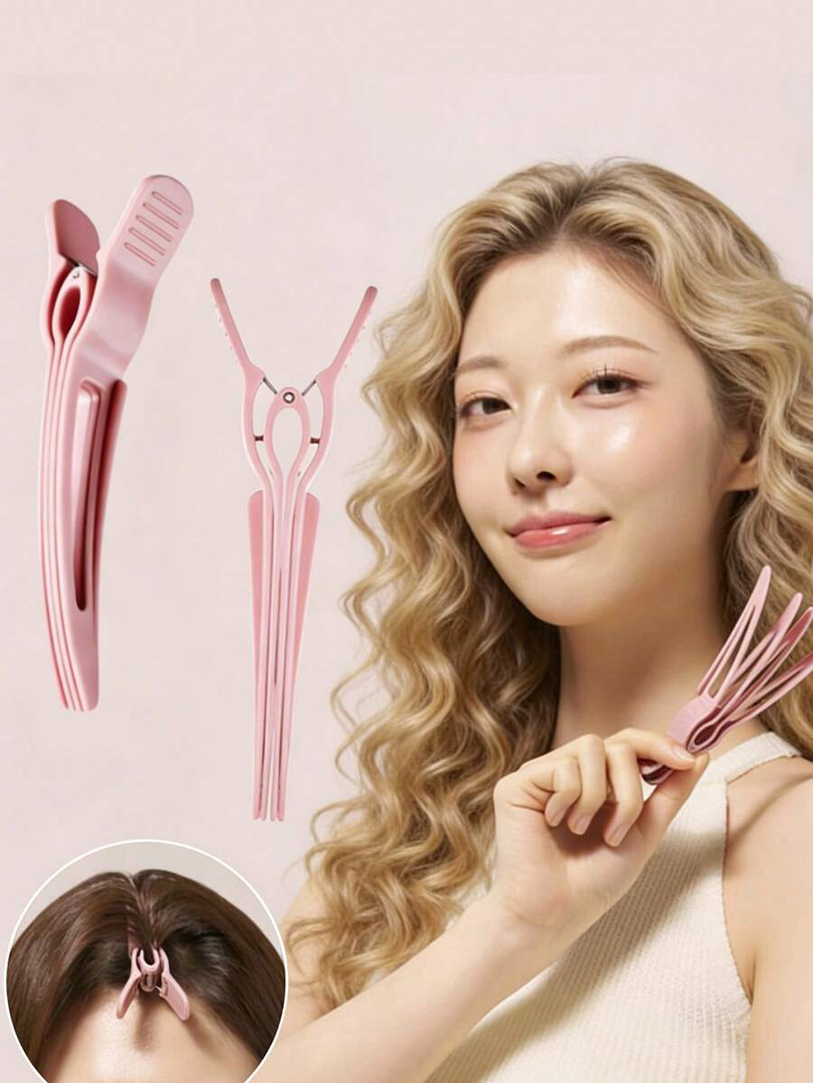 1pc/2pcs/3pcs Rootless Fluffy Hair Styler - Korean Anti-Slip Volumizing System With Root Lifter And Top Clip, Creates Voluminous, High-Rise, Bangs Hairstyles - Unisex, Daily Hairstyling, New Year/Valentine's Day Gift