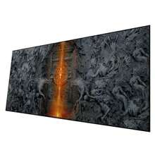 150RADZ Mousepad Gamer XXL 100x45cm DIABLOPUERTA MatAlfombrilla para Ratón Mousepad de Escritorio Grande y Antideslizante para Gamer Ordenador PC Laptop - Tipo de Enchufe B Japonés (100V) - Ver 2