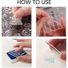 Set de Sellos Transparentes para Scrapbooking, 10x20 cm, Estampas de Goma Reutilizables para Diario, Álbum de Fotos, Tarjetas, Invitaciones, Fácil Limpieza,37442797 - Multicolor - Ver 6