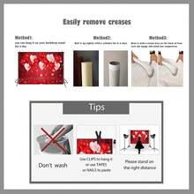 Valentine's Day I Love You BannerLTLYH 8x6ft Valentine's Day Photography Backdrop Valentines Day Red Love Backdrop Valentine's Day Party Banner Decorations Valentines Supplies 126 - 7x5FT - 查看 5