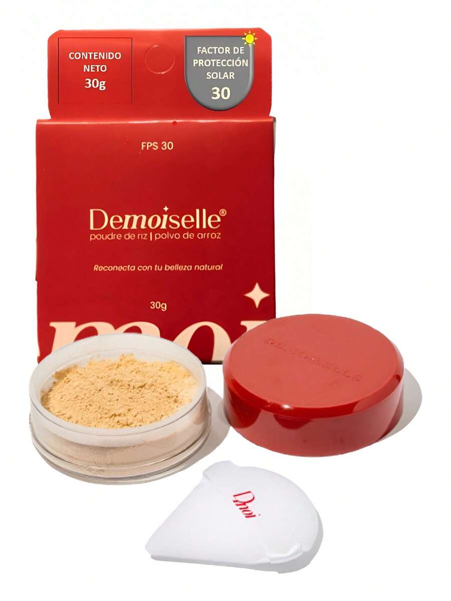 Polvo de Arroz Demoiselle Calidad Premium - Ocre - Ver 1