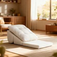 Tatami Modular Sofa, A Modern Home Relaxation Sofa Suitable For Adults, Modular Cloud Sofa (Beige, Single/Double/Corner) Suitable For Living Room And Bedroom Placement, Moving And Holiday Gifts. - 米色 - 查看 6