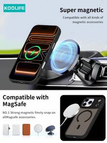 Koolife Magnetic Wireless Charging Protective Case Compatible With APPLE 17 ProMax, Skin-Friendly, Mysterious Matte Hazy Visual, Anti-Slip Anti-Drop, 2-In-1 PC+TPU Material, Compatible With IPhone 17 ProMax/ 17/ 17 Pro/ 17 Air/16/16 Pro/16 Plus/16 ProMax/11/11 Pro/11 ProMax/12/12 Pro/12 ProMax/13/13 Pro/13 ProMax/14/14 Plus/14 Pro/14 ProMax/15/15 Pro/15 Plus/15 ProMax, S26/S26 Ultra/S25 Ultra/24 Plus/23/22 - Black Dust Plug With Rhinestone Bow - View 7