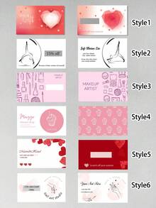 10/20/50/100pcs Custom Text Scratch Cards, Custom Message Cards, Scratch-Off Coating Reveals Surprise Content, Custom Surprise Scratch Cards, Custom Cards, Personalized Text Scratch Cards, Personalized Cards, Scratchable To Reveal Text, Suitable For Valentine's Day, Mother's Day, Father's Day, Birthdays, Graduation Ceremonies Or Anniversaries - Multicolor - View 9