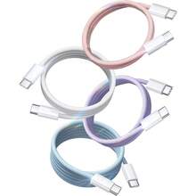 1 pieza Cable de datos trenzado de 3.3FT/100CM compatible con iPhone 17 Series, transferencia de datos de alta velocidad y carga rápida, compatible con iPhone 17 Pro Max/17 Pro/17, Air, 16, 15, S25/S24/S23/S22/S21/S20 - Multicolor - Ver 3