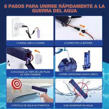 Tendencia2pcs Pistola De Agua Eléctricas Juguete Para Niños Y Adultos AzulCalidad premium - 1 - Ver 8