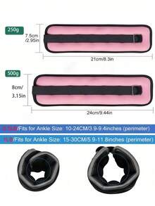 Adjustable Ankle/Wrist Weighted Sandbag With Buckle, Improves Balance, Strengthens Legs And Hands, Unisex, Suitable For Fitness Training, Walking, Running, Yoga, Gym And Other Occasions, Ideal Fitness Equipment - Multicolor - View 6