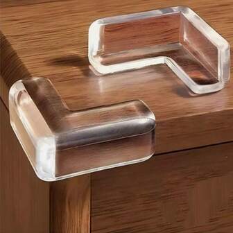 20 st hörnskydd för baby, genomskinliga hörnskydd för möbler, mjuk kantkudde för barnmöbler, förhindrar vassa hörn