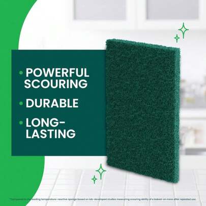 Scotch-Brite Heavy Duty Scour Pads, Scouring Pads For Kitchen And Dish Cleaning, 21 Pads