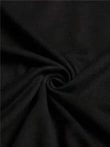 (Single Piece) Angel And Devil Couple Matching T-Shirt, Casual Short Sleeve Top, Suitable For Him And Her Valentine's Day Or Christmas Gifts - Female - View 5