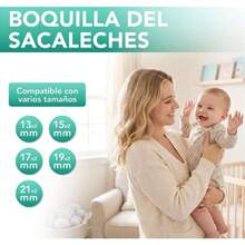 Bridas para Extractor de Leche,15 Piezas Incluye 5 Tamaños 13/15/17/19/21 mm,Sin BPA,Compatibles con Momcozy M5/M9/S12/S9/S12 Pro/S9 Pro,Reduce 24 mm a Otros Tamaños,para Extractor de Leche Manual,37430172 - Multicolor - Ver 2