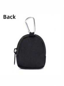 游戏手柄钱包 - 灵感源自游戏手柄设计，配有拉链卡槽、登山扣、霓虹发光效果、极简风格 - 轻巧耐用，尼龙材质，专为游戏玩家和科技爱好者设计