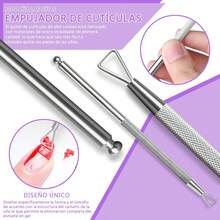 Kit de 21 piezas de pinzas de plástico  para remover acrílico o gel transparente de calidad premium - 1 - Ver 6