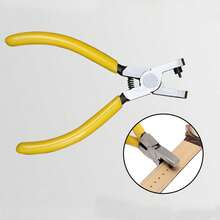 1个皮革打孔器，适用于皮带、表带、手提包带等。皮革和织物打孔器，是手工制作和简易DIY皮带孔的理想之选。 - 彩色 - 查看 5