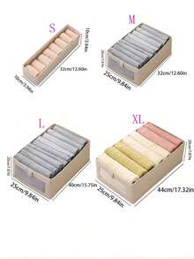 1pc Transparent Window Linen Fabric Foldable Storage Box, Collapsible Clothes/Blanket Storage Bag With Transparent Window And Handle, Reinforced Foldable Linen Storage Basket, Wardrobe Organizer, Bedroom Storage Rack, Home Storage Rack, Fabric Can Be Placed On Window Side Wardrobe Organizer