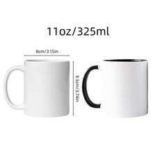 1pc 11oz/325ml Personalized Custom Mug, 2026 New Year Customized Mug, Happy New Year Gift, Exclusive Coffee Cup For Friends, New Year's Eve Party Cup, Suitable For Coffee, Milk, Juice, Water, Gift For Family, Friends, Important Guests, Top Choice For Christmas, Valentine's Day, Thanksgiving - Black - View 3