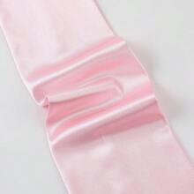 Women's Long Fingerless Opera Tea Party Gloves Elbow Length 1920s Stretchy Satin Wedding Bridal Costume Gloves,Pink - 粉紅色的 - 查看 7