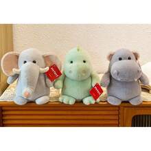 TendenciaRegalo Niños Peluche Dinosaurio - Elefante E Hipopótamo 23cmCalidad premium - Elefante - Ver 6