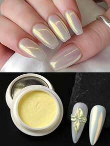 10 hộp bột nhũ móng tay ánh trăng ánh ngọc trai Aurora Pearl Chrome Mermaid Moonlight Mirror Nail Glitter Powder, bột nhũ ánh kim Friction Chrome Pigment, phụ kiện trang trí móng tay Pearlescent Charm Nail Art Supplies - Nhiều màu - Xem 8