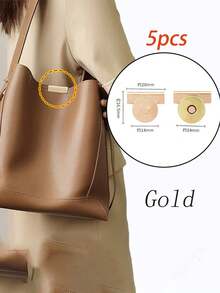 1对金属无缝磁扣，适用于包袋 - DIY磁扣，手提包磁扣 - 彩色 - 查看 21