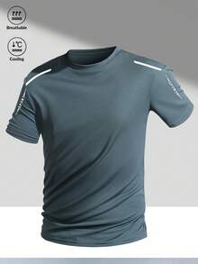 男士夏季撞色条纹速干凉凉T恤3件装 - 彩色 - 查看 4