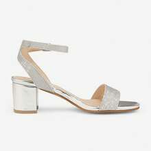 Women's Heeled Sandals, Fashionable Design, Suitable For Party And Commuting - Silver - View 6