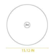FIAN Lodge Manufacturing Company GL8 Tapa de vidrio templado 8 pulgadas transparente - 20,32 cm + 38 cm (15"), redondo - Ver 2