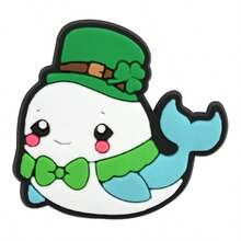 9/15PCS Cute Green Hat Animal St. Patrick's Day Series Shoe Charms Set, PVC Shoe Decorations For Beach Bag, Shoe Accessories Charms, Gift Idea For Birthday Christmas Valentine's Day Halloween Party Favors,Shoe,Spring Summer Picks,Brides Maid Gifts,Room,Bedroom Deccor,Bedroom Deccor,Beach,Travel,For Men,For Women,Vacation - Multicolor - View 10