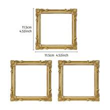 1/3pcs Vintage 3D Floral Square Photo Frame, Resin Material DIY Decor Prop, Multi-Color Options, Suitable For Photography Props, Miniature House Decor, Holiday Party Decoration - Multicolor - View 14