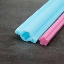 1piece Blue Silicone Soap Mold For DIY Handcraft - Creative Heart/ Moon/ Flower/ Square/ Cloud/ Round Pipe Tube Shapes Mold DIY Perfect Practical Handcraft Soap Tools-Versatile Moulds For Soap Making-Easy To Clean And Reusable - Blue - View 9