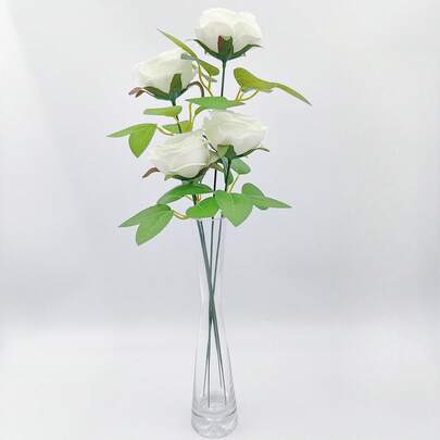 20pcs/50pcs/100pcs Flexible Iron Wire Rods, For Plant Climbing Support, Adjustable Garden Trellis, Wrappable & Shapeable, Plant Support, Multi-Purpose Floral Stems, Artificial Flower Stems, Super Durable, Easy To Curl, Various Shapes, DIY Bouquet Decor, Gardening Tool Accessory, Valentine's Day Decor, New Year & Wedding, Christmas Decoration