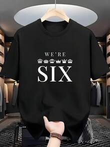 Camiseta Casual para Hombre - Negro - Ver 2