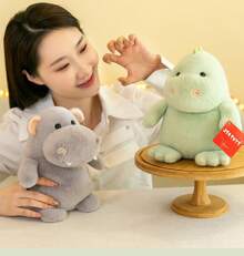 TendenciaRegalo Niños Peluche Dinosaurio - Elefante E Hipopótamo 23cmCalidad premium - Elefante - Ver 7
