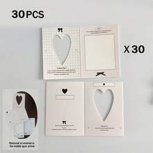 30 Mini Hollow Folded Greeting Cards, Message Cards, Couple Postcards, Decorative Folding DIY Message Cards, Gift Decoration Cards, Folded Greeting Cards, Holiday Greetings, Postcard Thank You Cards, Birthday Party Invitations, Greeting Phrases, Universal Holiday Cards - 30 chiếc - Xem 12