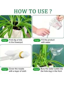 10 piezas Dispositivos de auto-riego con forma de pájaro - Sistema automático de riego para plantas de interior/exterior, con rosca para riego por goteo, sin necesidad de batería, material de plástico, adecuado como regalo; adecuado como regalo de Año Nuevo; adecuado como regalo del Día de San Valentín; adecuado para viajes cortos; puede regar las plantas por adelantado. - Multicolor - Ver 7