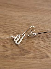 2 Pairs Transparent Heart & Triangle Shape Bra Straps, Seamless, Non-Marking, Adjustable, Elastic, Transparent Bra Strap Accessories - Clear - View 6