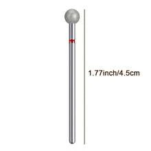 6Pcs Cuticle Clean Nail Bits 3/32'' Ball Head Nail Drill Bits Professional Safety Cuticle Drill Bits For Electric Nail File Gel Polishing Manicure Pedicure Tools - Silver - View 6