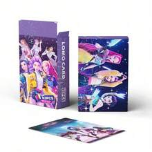 动漫猎人女子组合（），KPOP D/Emon Hunters&H-UNTR/X，Kpop粉丝周边商品，偶像周边礼物（朋友生日礼物），全息卡片，卡通明星卡片，卡通全息卡片，派对用品，情人节礼物，小礼物，盒装高清照片卡，收藏品