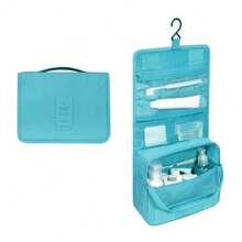 大容量防水耐用旅行化妆包，便携式手持旅行收纳化妆包 - 彩色 - 查看 3