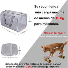 Transportadora para Gato y Perro Chico, Transportadora para Perro Chico, Cómoda y ventilada Ajustable y Plegable,Transportadora para Mascotas, Adecuada para Viajes,Senderismo y Camping,37423934 - Verde Oliva - Ver 2