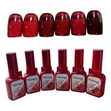 TendenciaGel Uv/led Semipermanente Kalanzi 6 Piezas Efecto Rojo VitralCalidad premium - rojo vitral - Ver 2