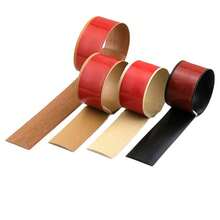 1m/1pc Multi-Functional Self-Adhesive PVC Wood-Look Transition Strip, Seals Edges, Covers Gaps, Protects Doors & Walls, Suitable For Living Room, Bedroom, Kitchen, Wood Grain Design Accents Home Decor, Practical For Daily Decoration & Holiday Setup (With Convenient Peel-And-Stick Backing) - Multicolor - View 7