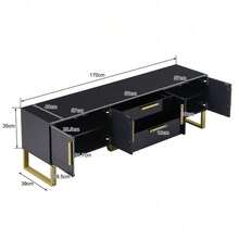 Television Stands & Entertainment Centers - Black + MDF + 60-69 Inches-1 - View 10