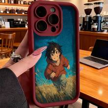 Funda de teléfono de moda, compatible con varios modelos de ,  y , funda de teléfono Haku del diseño de anime de  para modelos de ,  y , protector de teléfono, funda de pareja, regalo para novio o novia, presente de vacaciones, este es un regalo popular para amigos o socios, adecuado para ocasiones de negocios. Duradera, resistente a las manchas y a las huellas dactilares, esta nueva funda para teléfono de hombres y mujeres es un gran regalo. - Blanco - Ver 4