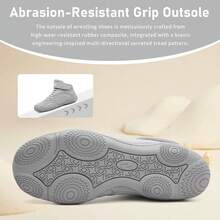 ZIITOP Wrestling Shoes Men Women Boxing Shoe Barefoot Hiking Boots Lightweight Breathable Zero Drop Non Slip - Grey - View 4