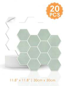 1/10/20 tấm ốp tường 3D tự dính, decal trang trí tường, chống thấm nước cho phòng tắm, nhà bếp, siêu mỏng nhẹ, có thể cắt tỉa, dễ lắp đặt, phù hợp cho trang trí nội thất và cải tạo nhà cửa. - Nhiều màu - Xem 14