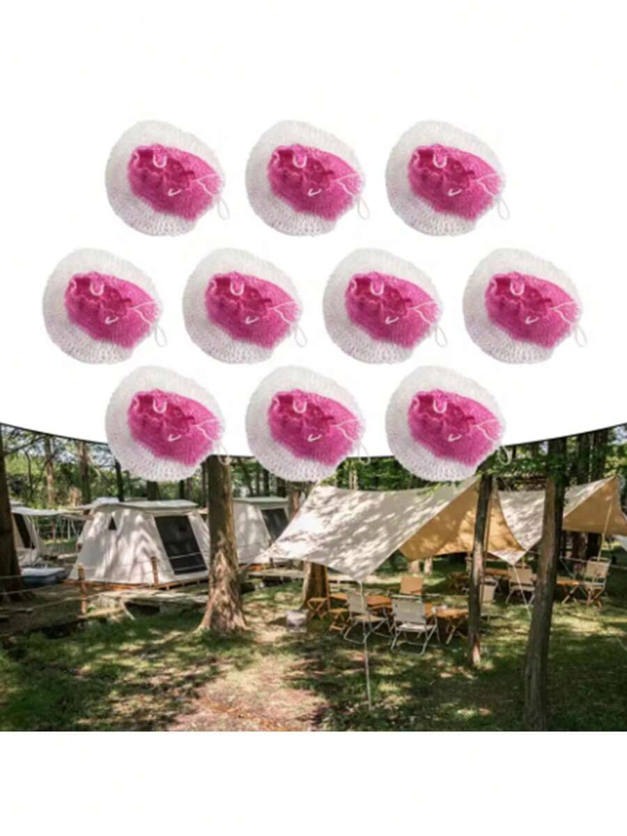 10Pcs Gauze Mesh Camping Gas Lantern Mantles Non-Radioactive Outdoor Tools Non-Polluting Light Lamp Mantle - Multicolor - View 1