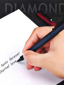 51件套金属钢笔墨水笔芯套装，包含1支钢笔和50支墨水笔芯，商务办公笔，学习文具，学校奖励礼物，节日礼物 - 1 pen+50 ink sacs - 查看 6