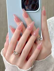 Miss Leia 1-6 15ml 秋冬美甲果冻玉裸粉色凝胶指甲油，冰晶透明，提亮肤色，打造红润好气色，底色，流行透明凝胶甲油。适合初学者，UV/LED固化，可浸泡半永久，沙龙/手工美甲套装，DIY，居家，节日送礼佳品，美甲艺术，四季皆宜。 - 彩色 - 查看 8